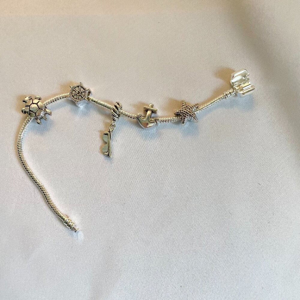 Silver Charm Bracelet